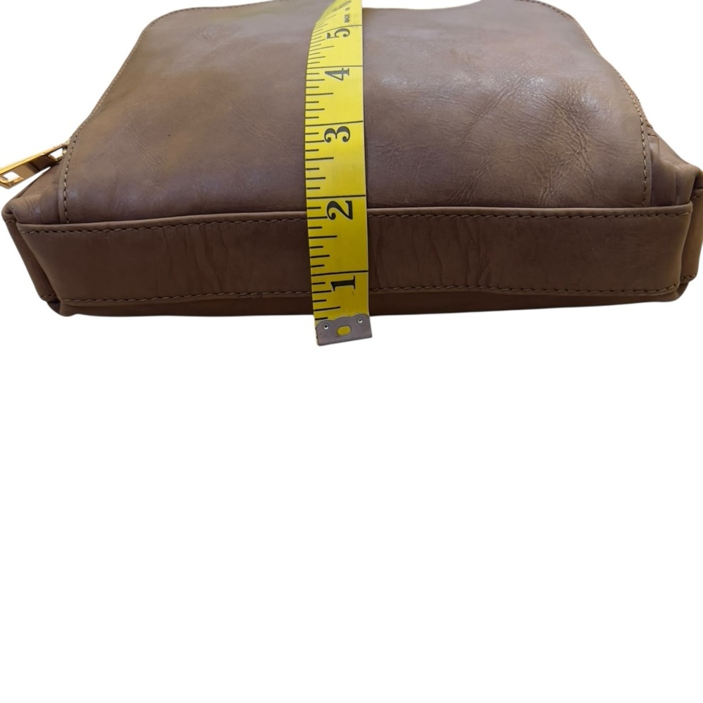 Estalon Genuine Leather Convertible Crossbody Shoulder Bag – Brown Made in India - Picture 16 of 16
